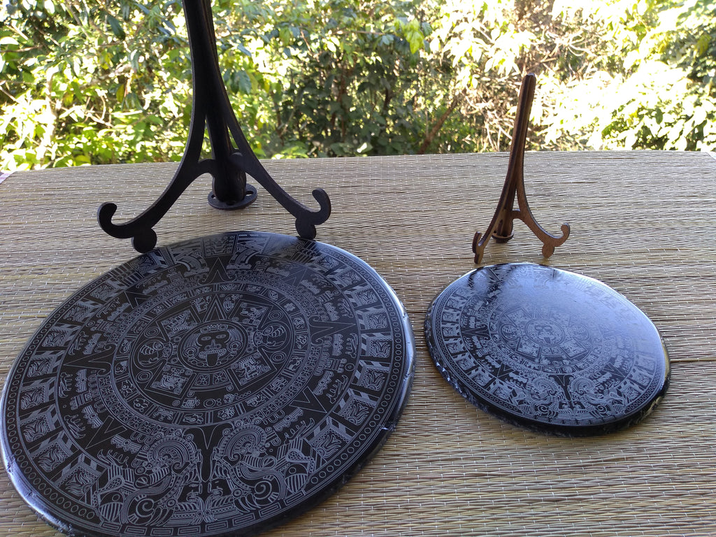 SLATE IMAGE – Aztec Sun Stone