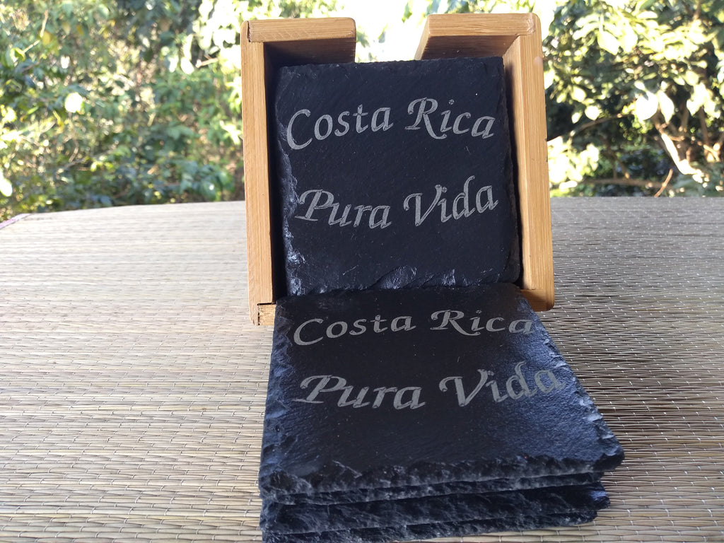 Slate Coasters - Costa Rica