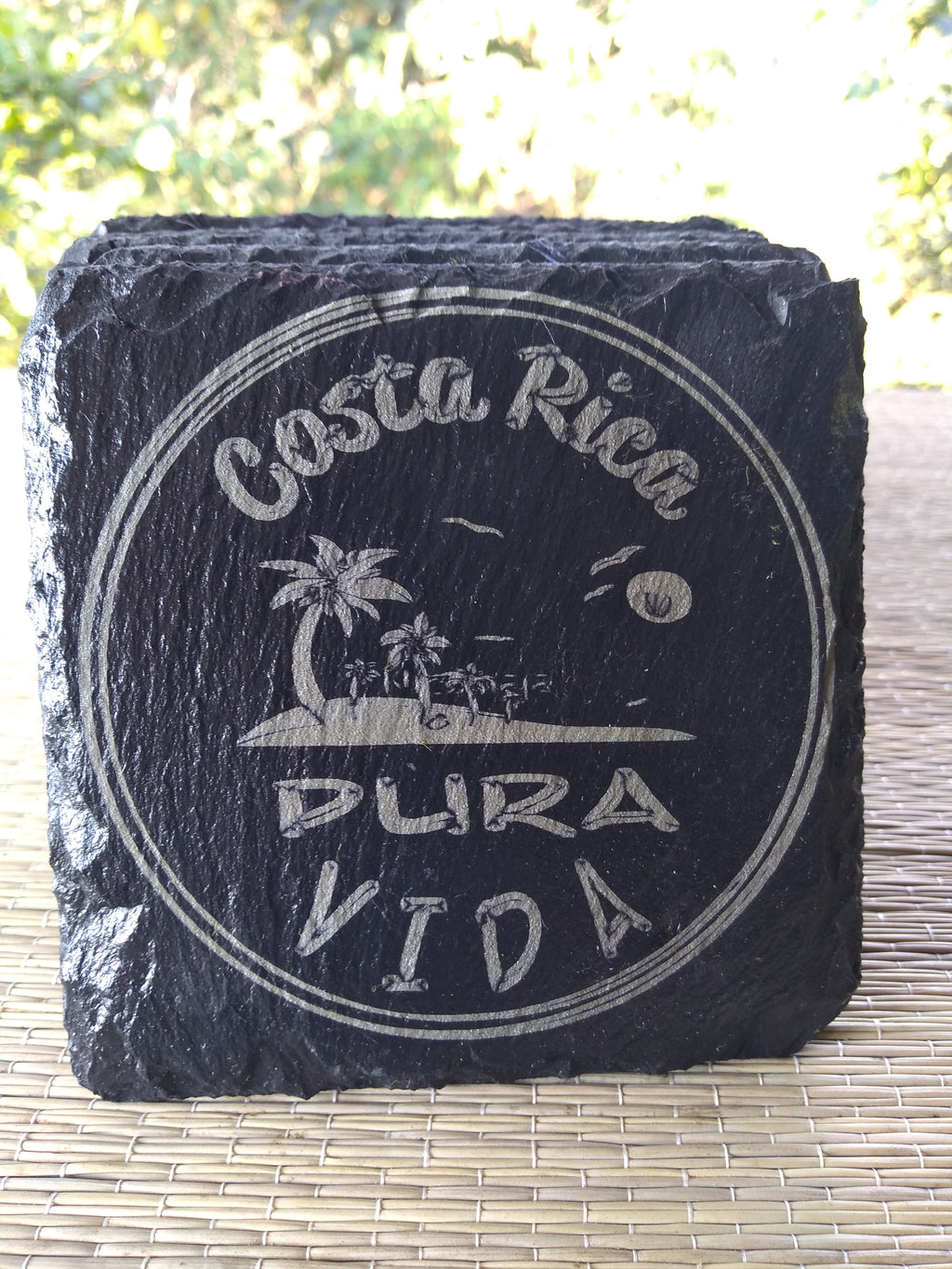 Slate Coasters - Costa Rica