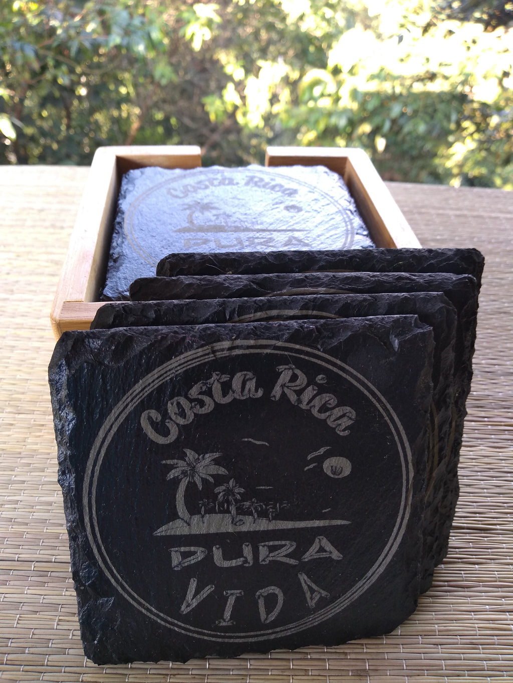 Slate Coasters - Costa Rica