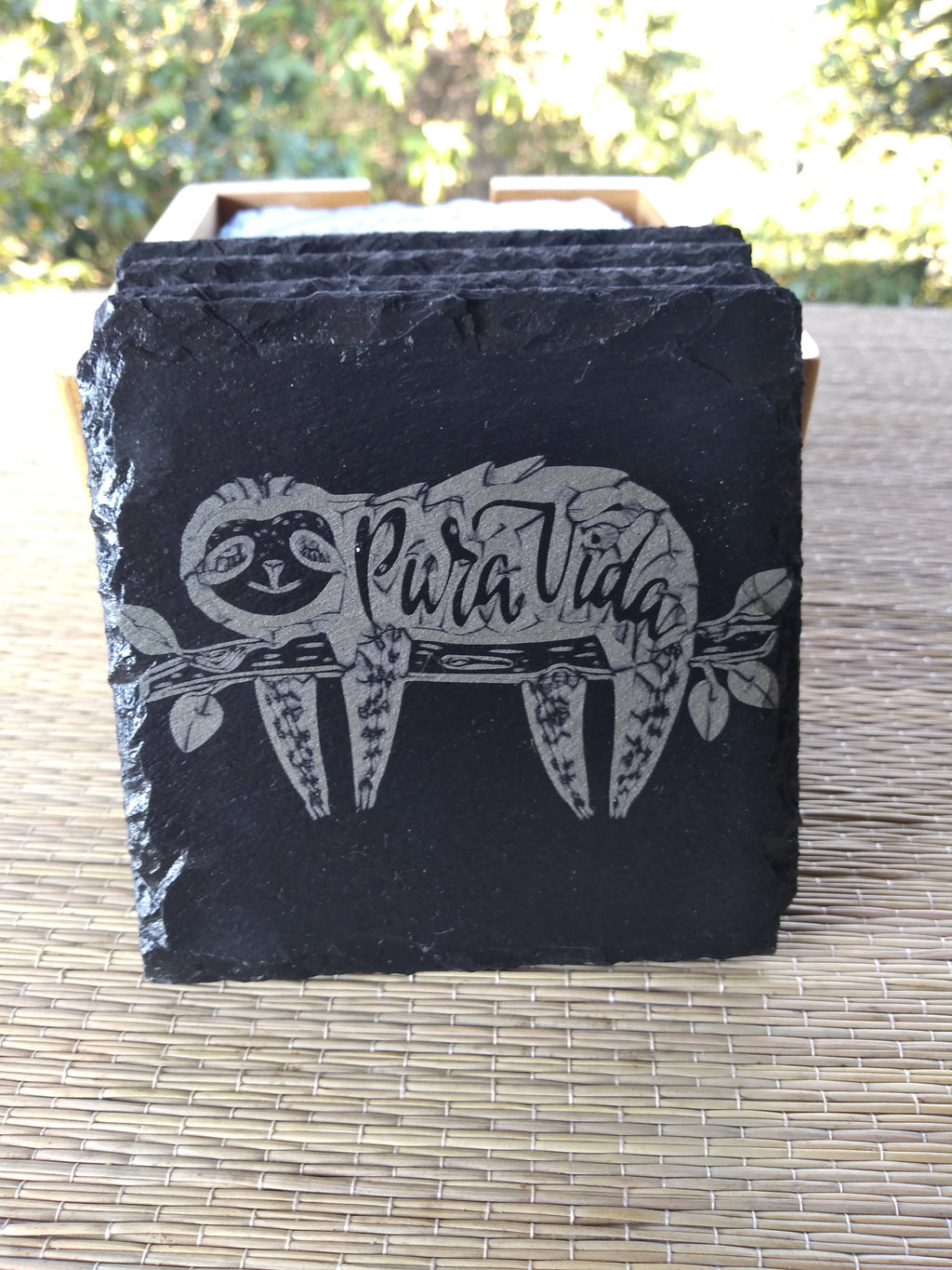 Slate Coasters - Costa Rica