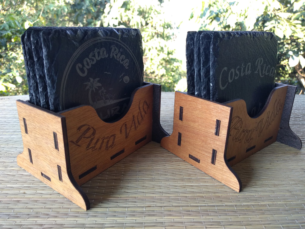 Slate Coasters - Costa Rica