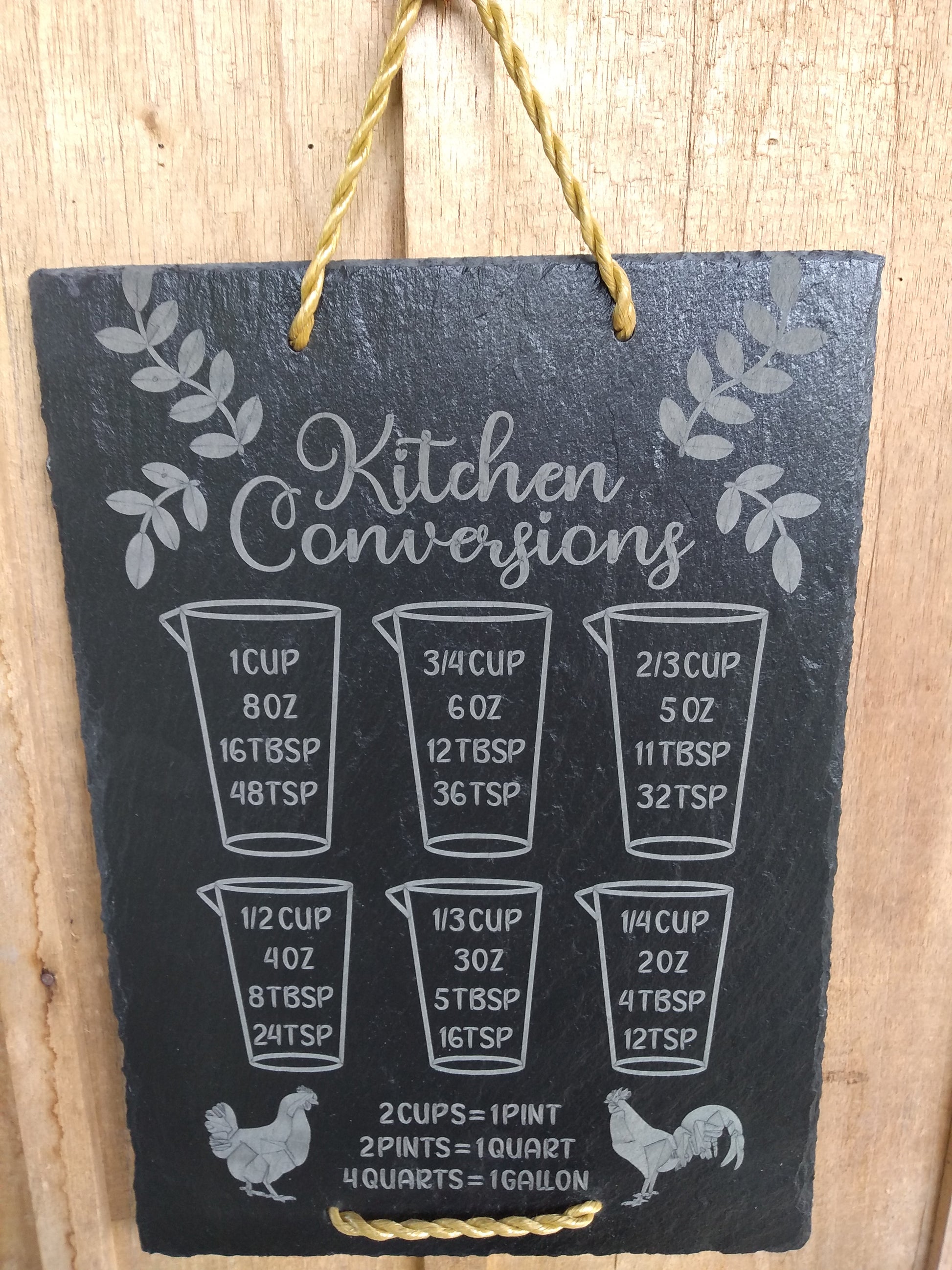 SLATE SIGNS – Kitchen Conversions